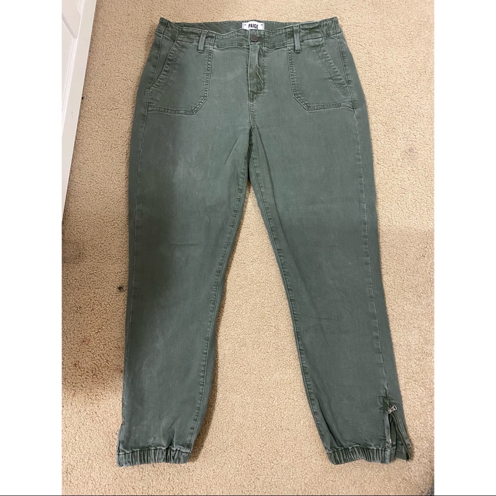 Olive green pants